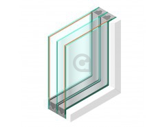Triple glas HR+++ - Canale blank 4mm - sp -#4mm - sp - #4mm