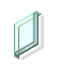 Dubbel glas ZHR++ 33.1 Zonwerend - sp - 33.1