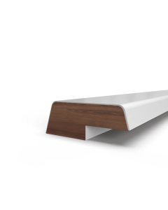 Opdek Glaslat 18x32 mm met sponning 10x16mm