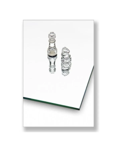 Spoedspiegel 4 mm verzilverd blank