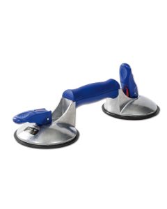 Veribor Blue Line zuigheffer, 2-naps aluminium met vacuümverlies-weergave