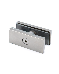 Balustrade glasklem glas/glas 180°