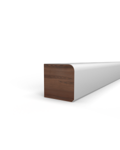 Glaslat 17x17 mm haaks