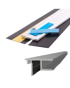 Celest balustrade klemstrip, inlegrubbers en afdekkap