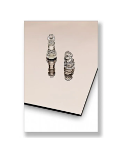 Spoedspiegel 4 mm verzilverd brons